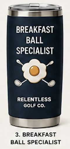 Relentless Golf drinkware option 3