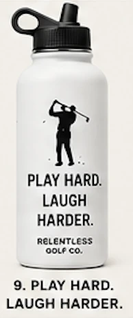 Relentless Golf drinkware option 19