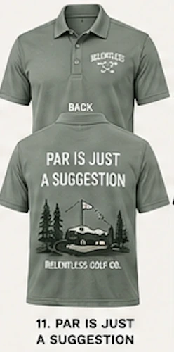 Relentless Golf polo option 10