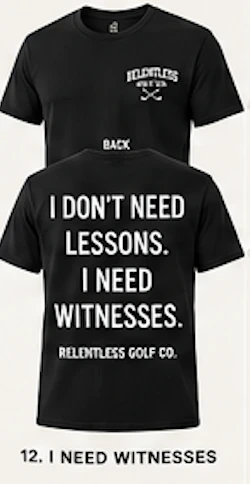 Relentless Golf T-shirt option 10