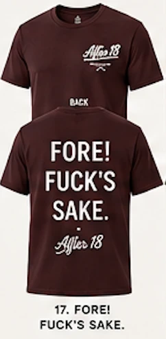 Relentless Golf T-shirt option 16