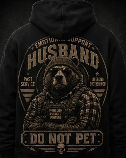 Emotional Support Husband — Hoodies option 2