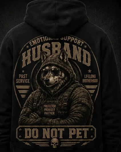 Emotional Support Husband — Hoodies option 3