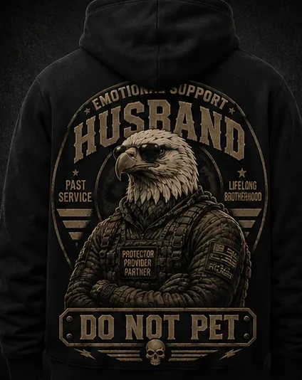 Emotional Support Husband — Hoodies option 4
