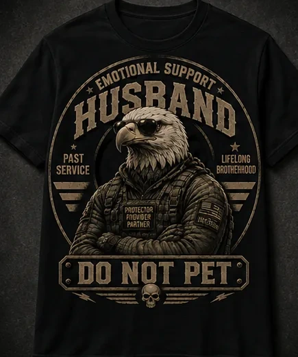 Emotional Support Husband — T-Shirts option 4