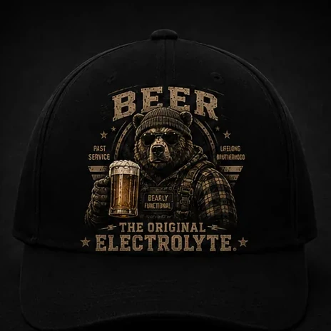 Dad & Sarcasm — Caps option 2