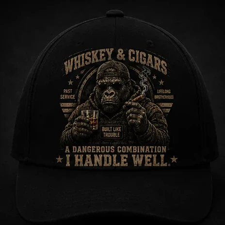 Dad & Sarcasm — Caps option 4