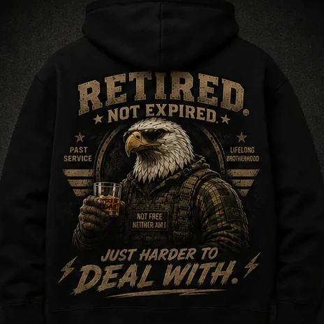 Retired. Not Expired. — Hoodies option 5